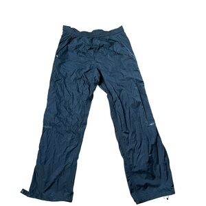 Marmot Windbreaker Rain Pants – Men’s XL – Black – Side Zip – Lightweight